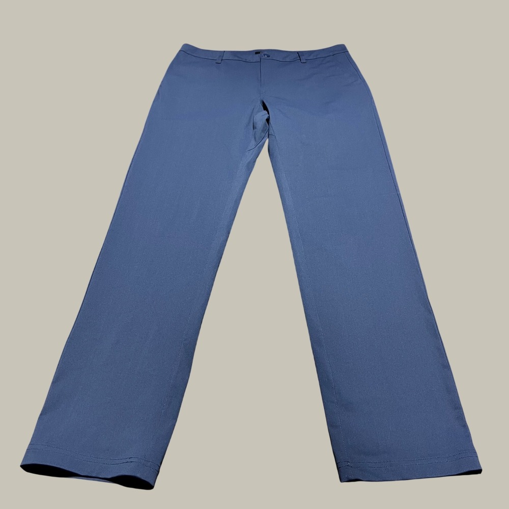 Quince Ultra-Stretch‎ 24/7 Smart Chino Pants Mens 34x34 Navy Blue Straight Leg